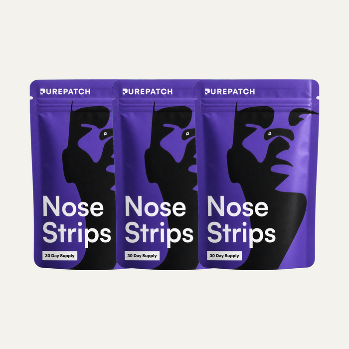 Three Pure Patch Nose Strips 30-strip pouches for a 90-strip supply