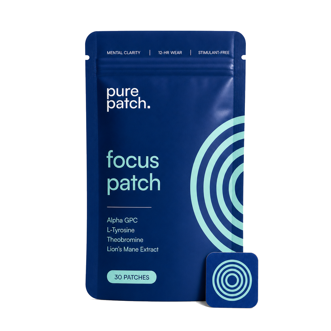 Pure Patch Focus Patch pouch with matching Focus Patch.