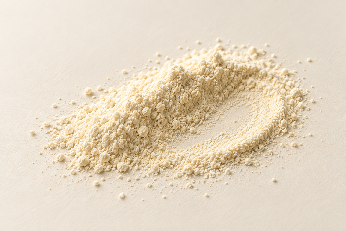 A pale cream powder blend on ivory, illustrating B-Complex Blend.