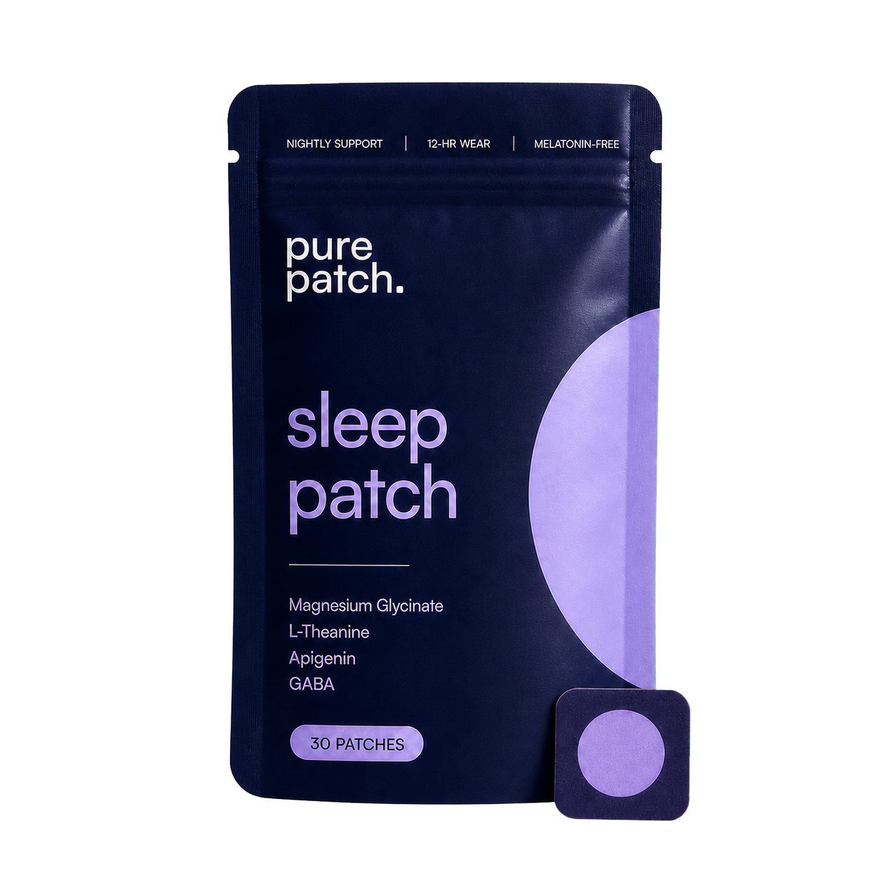 Pure Patch Sleep Patch pouch with matching Sleep Patch