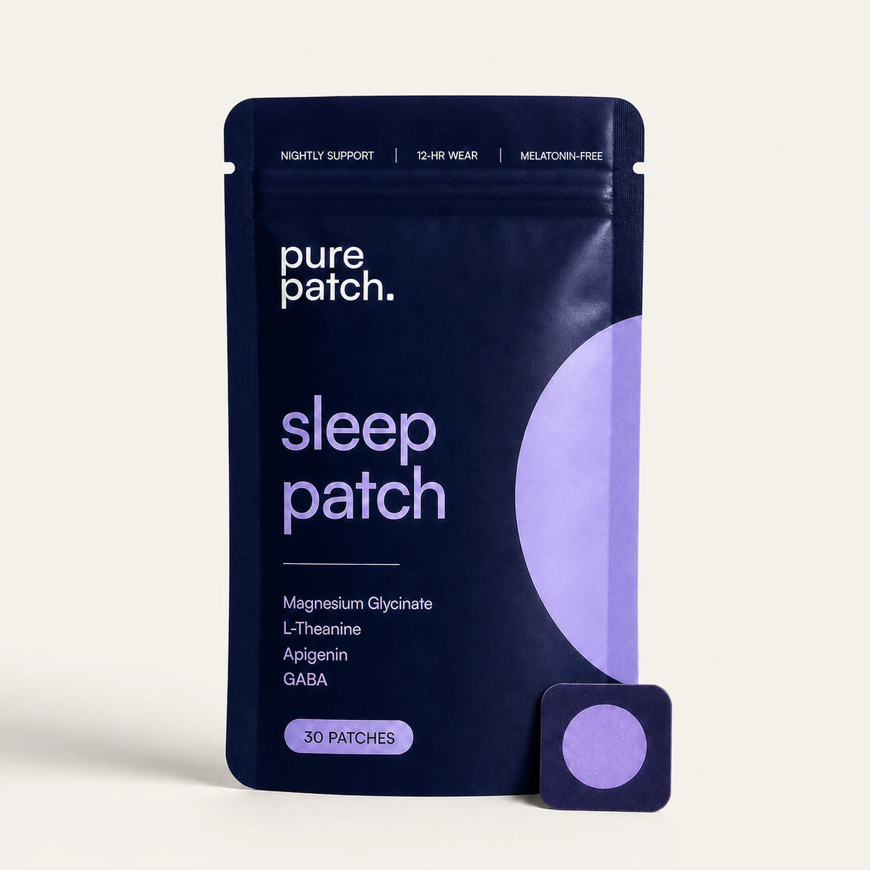 Pure Patch Sleep Patch 30-patch pouch and a Sleep Patch.